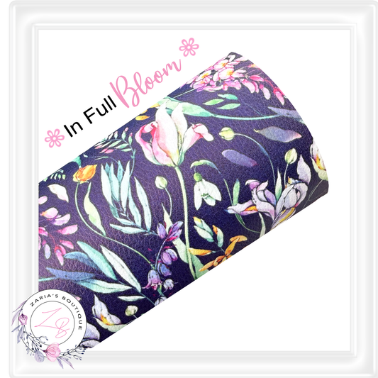 ⋅ In Full Bloom ⋅ Vegan Faux Leather ⋅
