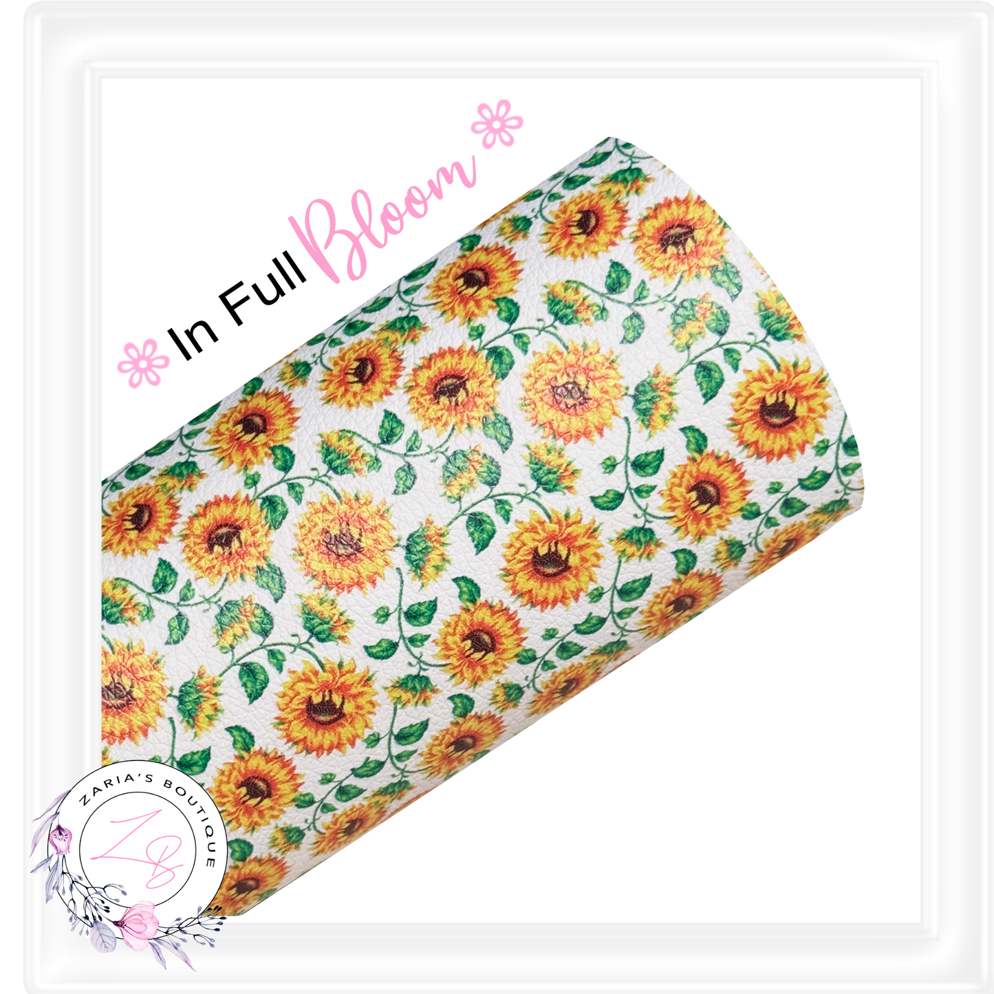 ⋅ In Full Bloom ⋅ Vegan Faux Leather ⋅