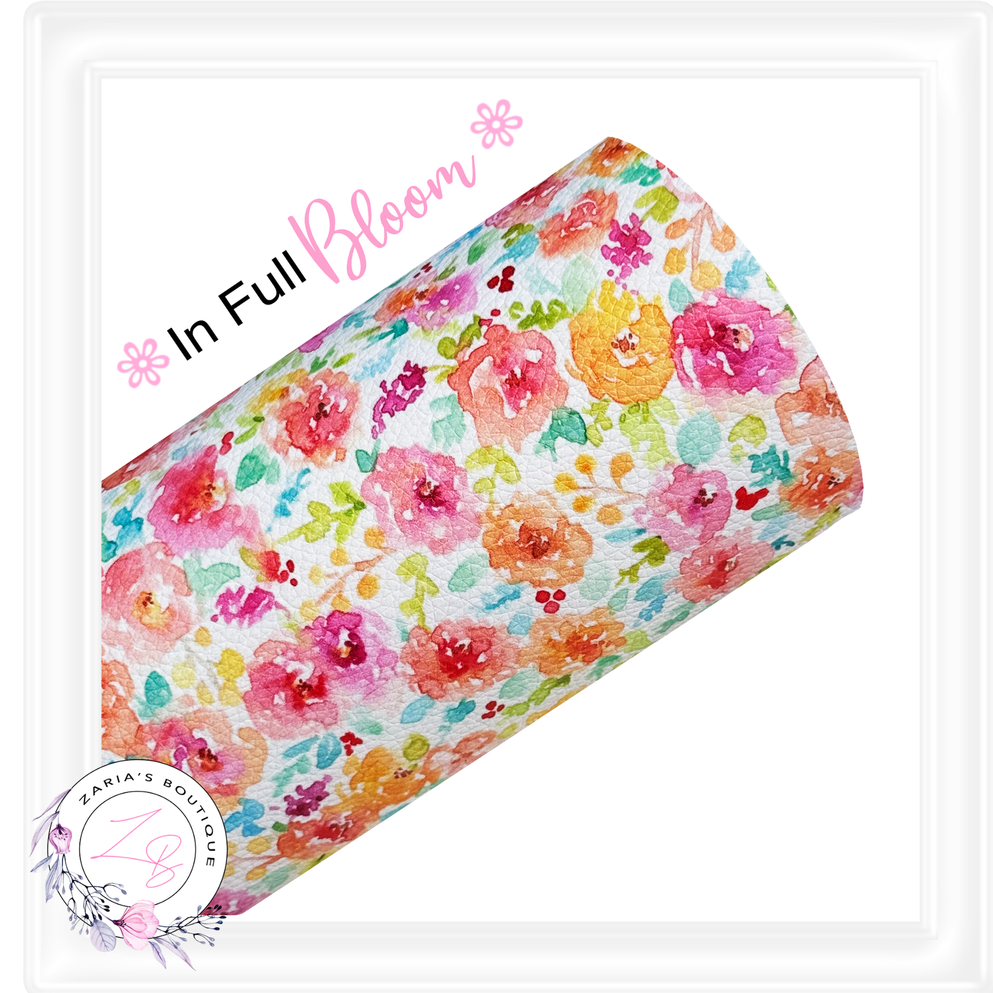 ⋅ In Full Bloom ⋅ Vegan Faux Leather ⋅