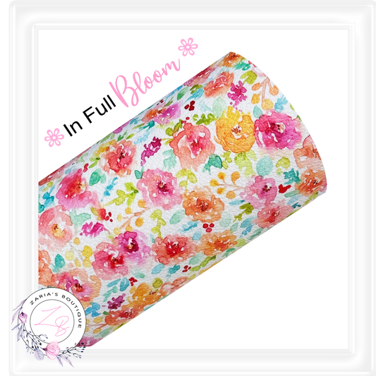 ⋅ In Full Bloom ⋅ Vegan Faux Leather ⋅