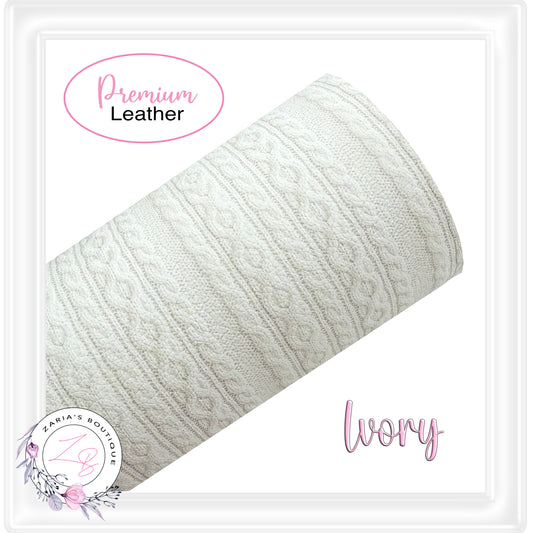 ⋅ Cozy Cable Knits ⋅ Premium Exclusive Vegan Faux Leather