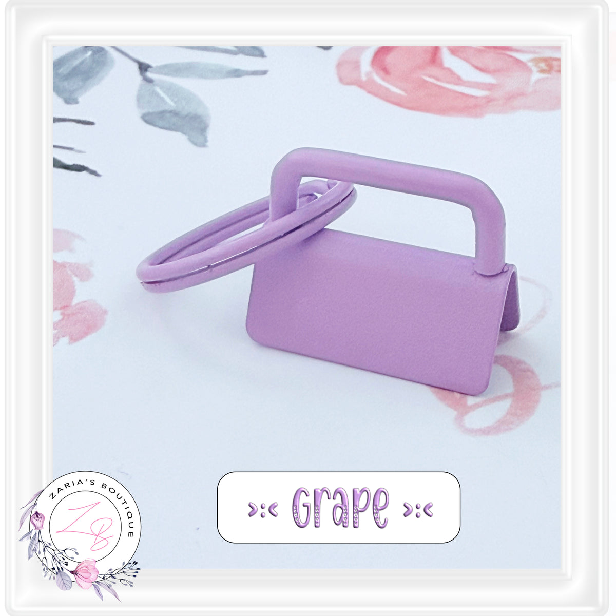 ⋅ Key Fob Keyring Clip Hardware ⋅ Gelato Collection ⋅ 25mm ⋅