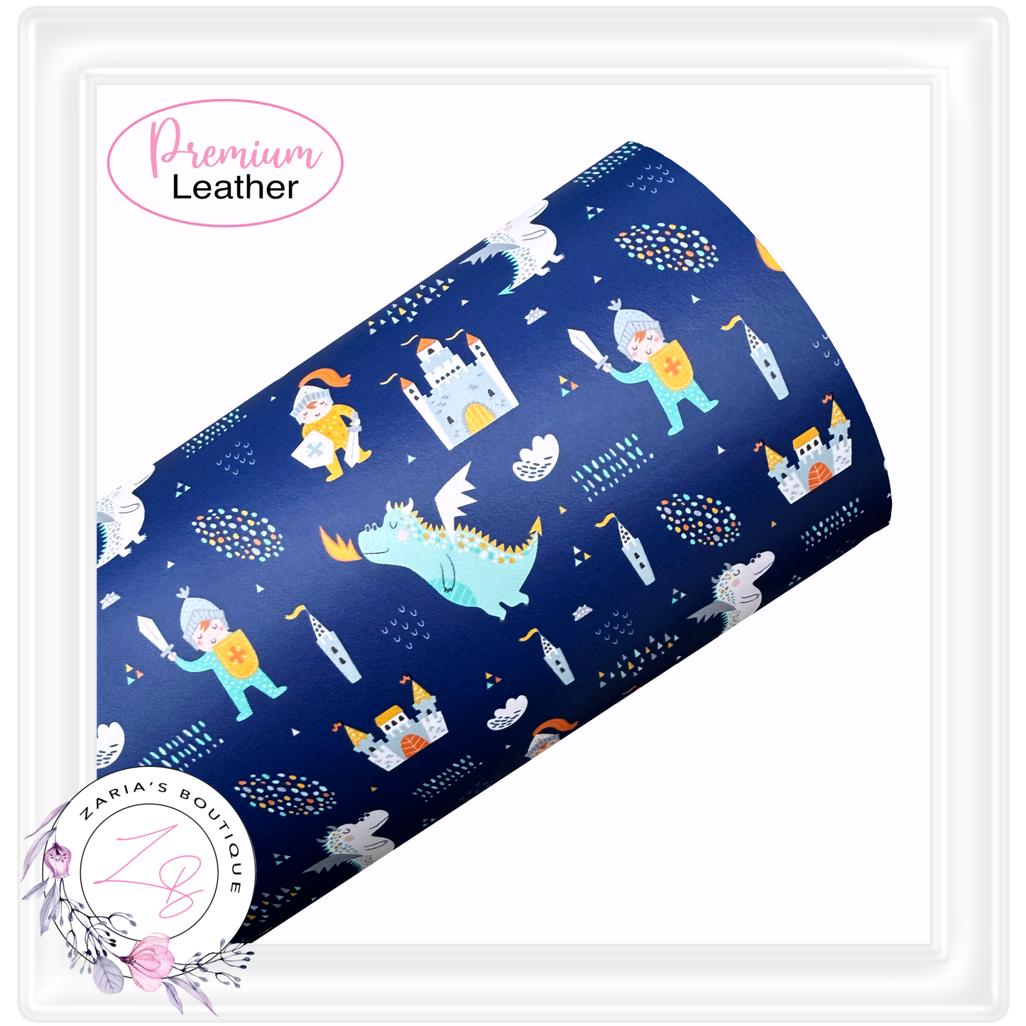 Knights & Dragons • Smooth Vegan Faux Leather