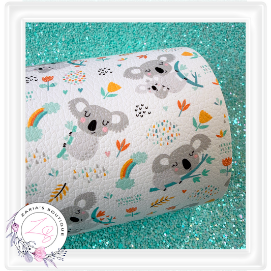 ⋅ Sleepy Koalas ⋅ Premium Faux Leather ⋅ LAST SHEET!
