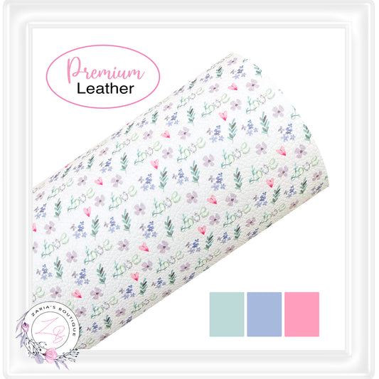 ⋅ Love Blossoms ⋅ Custom Premium Vegan Faux Leather ⋅