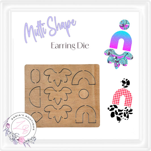 ⋅ Multi-shape Earring Steel cutting Die for Sizzix Big Shot ⋅