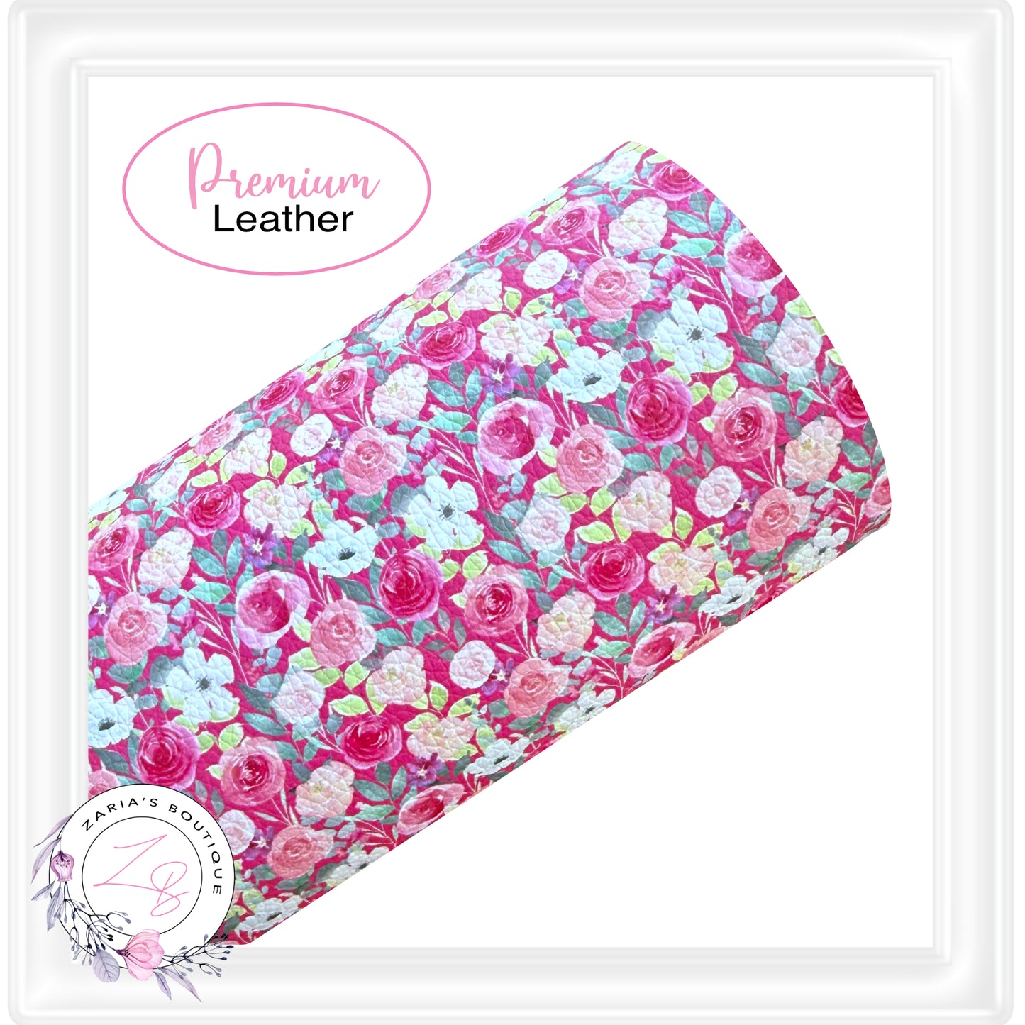 ⋅ Nanny's Girl ⋅ Custom Printed Vegan Faux Leather ⋅ Small & Large Scale Print
