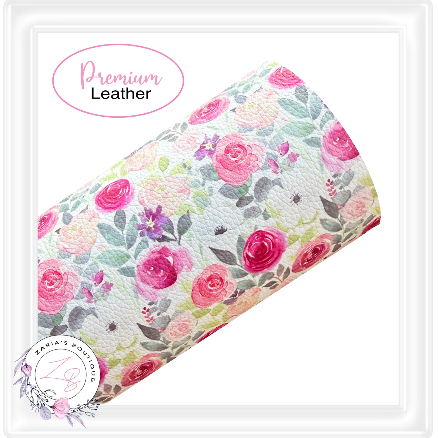 ⋅ Nanny's Girl ⋅ Custom Printed Vegan Faux Leather ⋅ Small & Large Scale Print