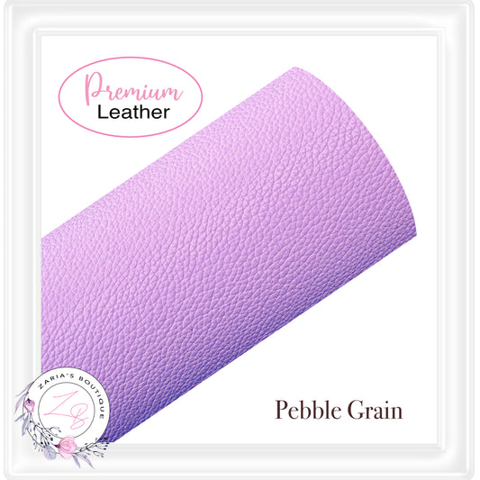 ⋅ Solid Colour Faux Leather ⋅ Pebble Grain ⋅ Mauve ⋅