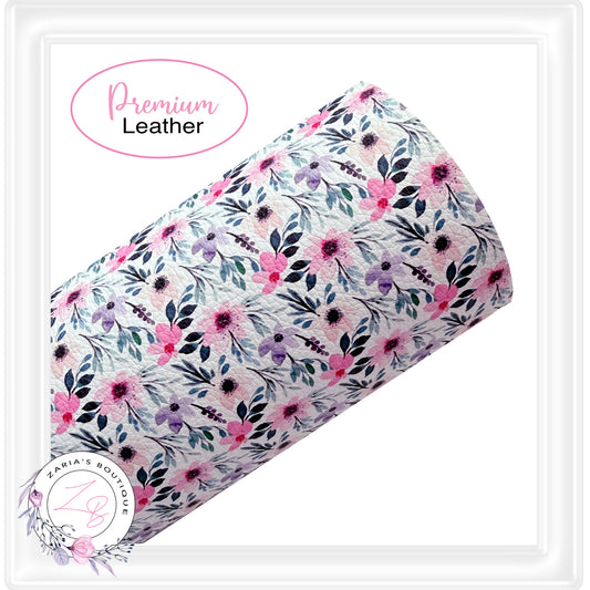 ⋅ Spring Blooms ⋅ Custom Printed Premium Vegan Faux Leather ⋅ 