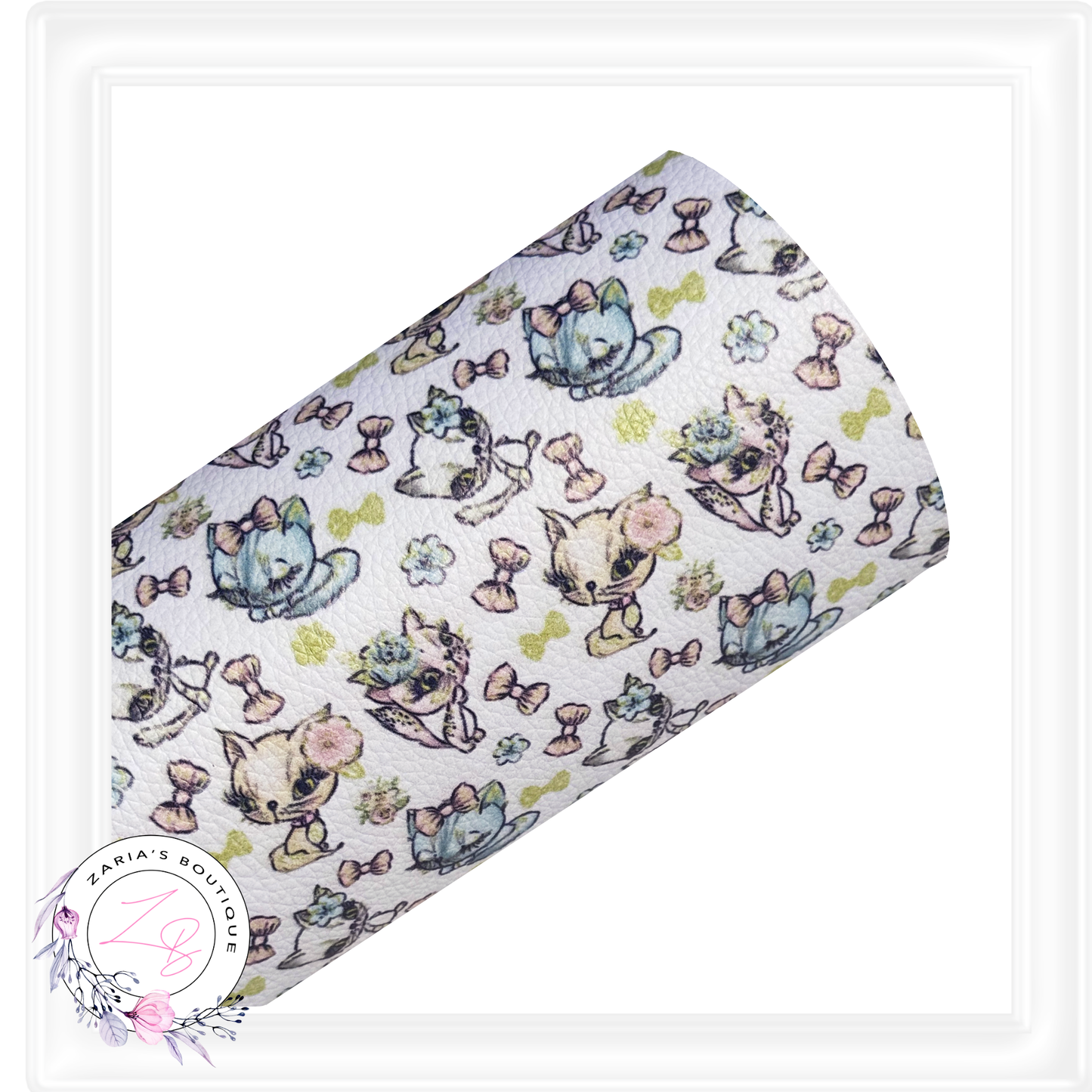 ⋅ Bows & Kittens ⋅ Premium Faux Leather ⋅