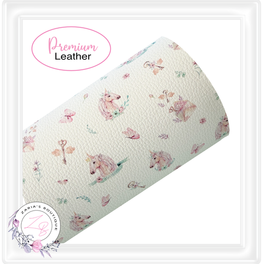 ⋅ Pretty Unicorns ⋅ Premium Litchi Vegan Faux Leather ⋅