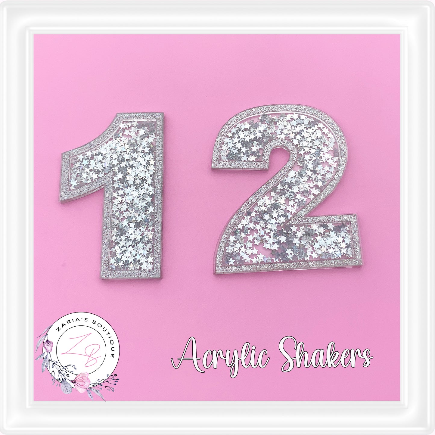 ⋅ Birthday Shaker Number Embellishments ⋅ #1 or #2 ⋅