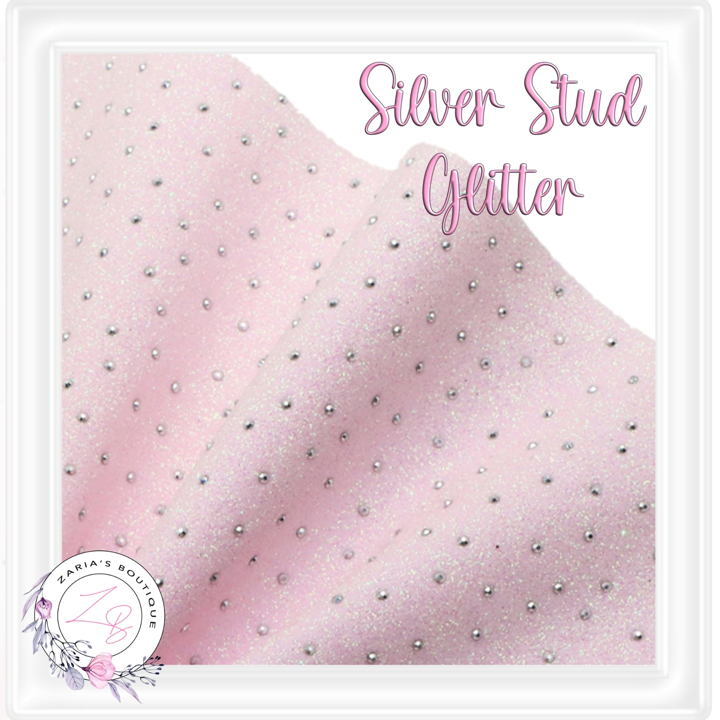 ⋅ STUDDED FINE GLITTER ⋅ Pink ⋅