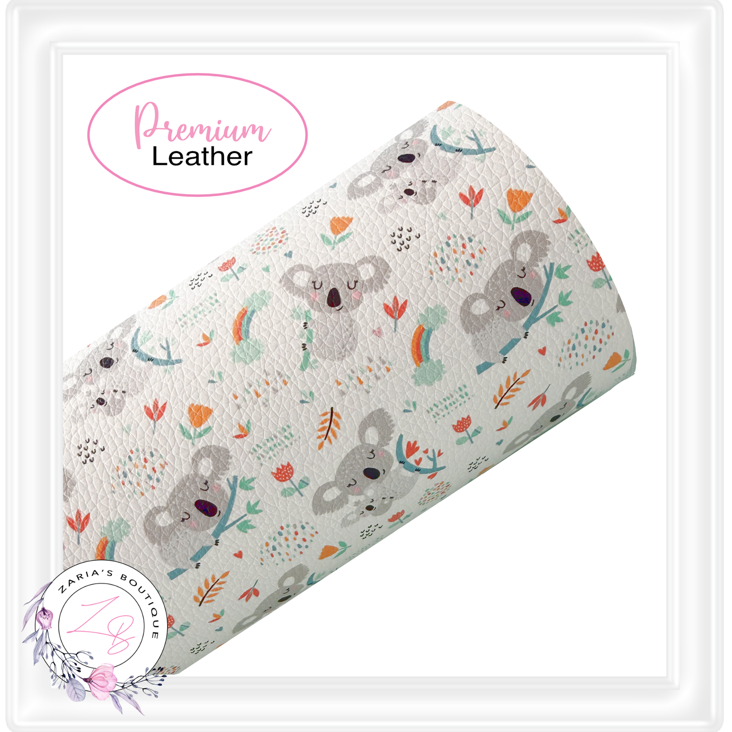 ⋅ Sleepy Koalas ⋅ Premium Faux Leather ⋅ LAST SHEET!