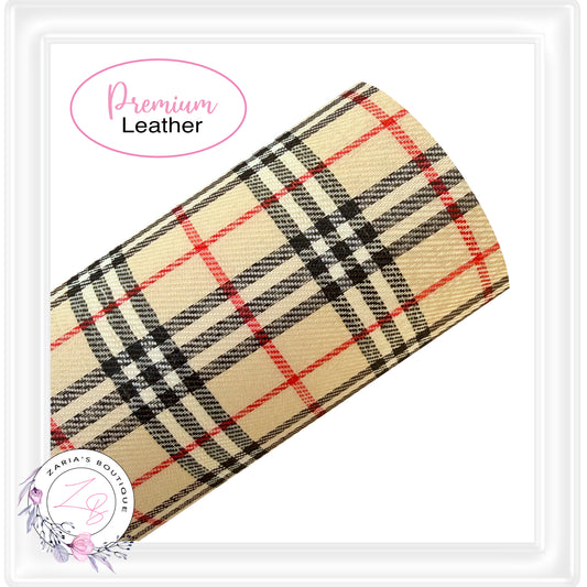 ⋅ Tartan Faux Leather ⋅ Green ⋅