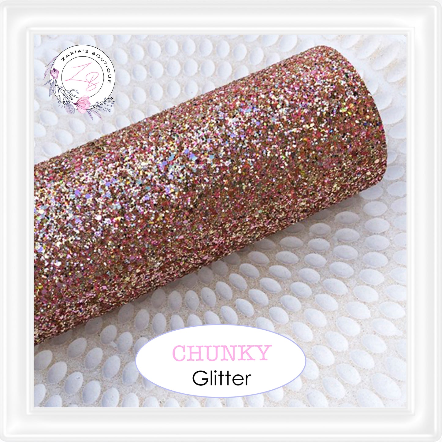 ⋅ Rose Gold Sprinkle ⋅ Premium Chunky Glitter ⋅