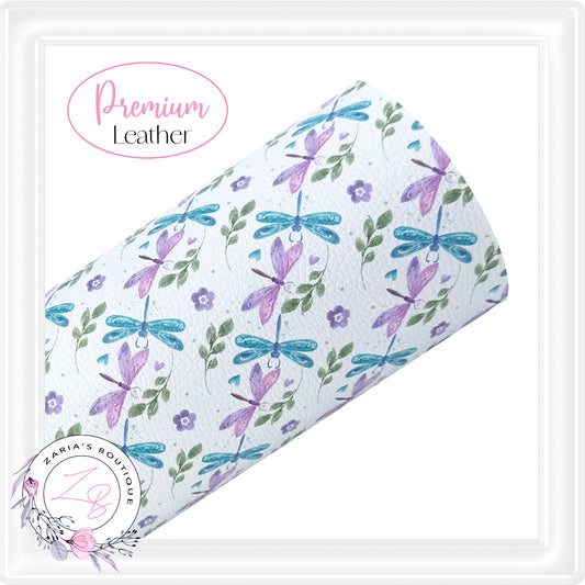 ⋅  Pretty Dragonflies ⋅ Custom Printed Vegan Faux Leather ⋅