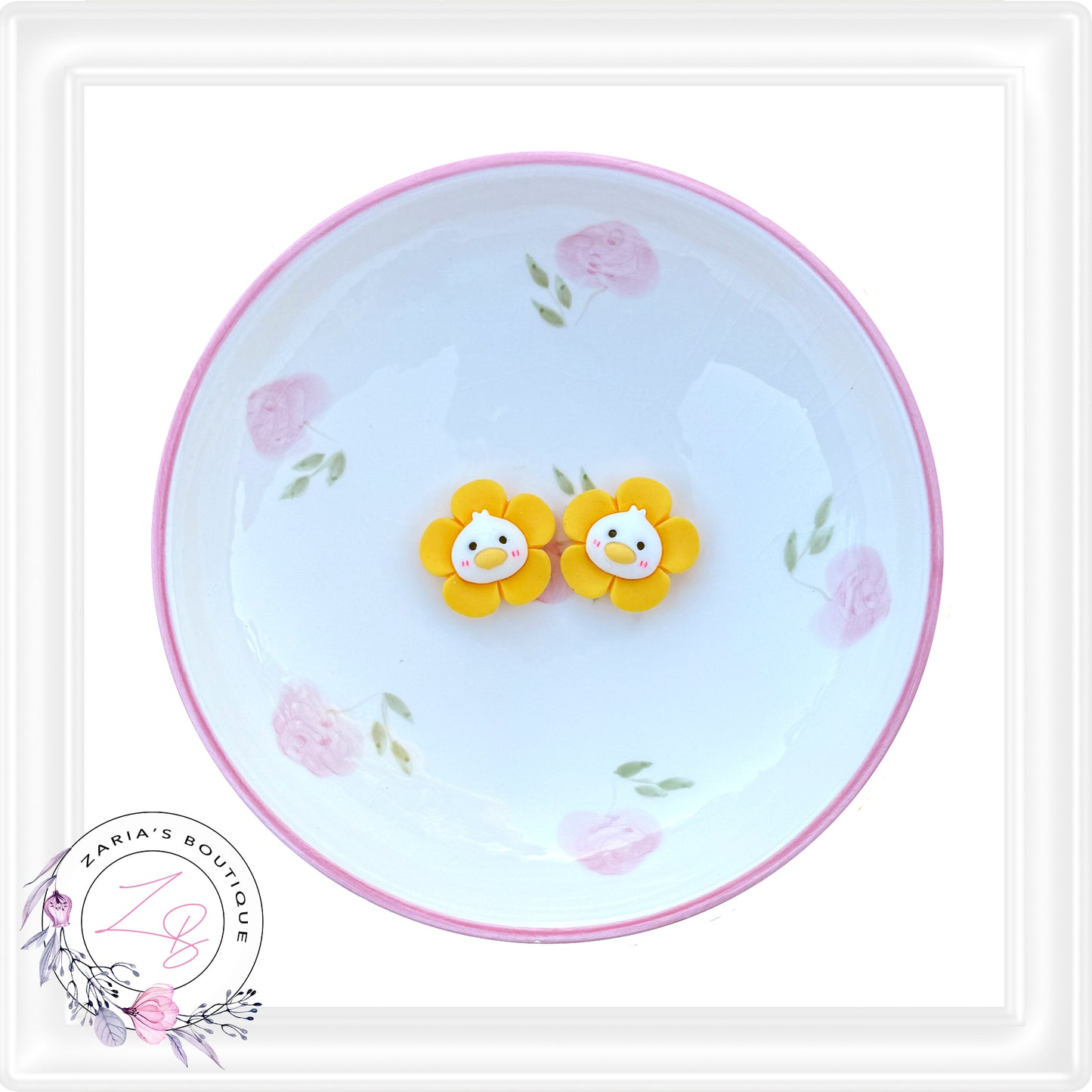 • Delightful Ducks • Flatback Embellishments • 2 Pieces •