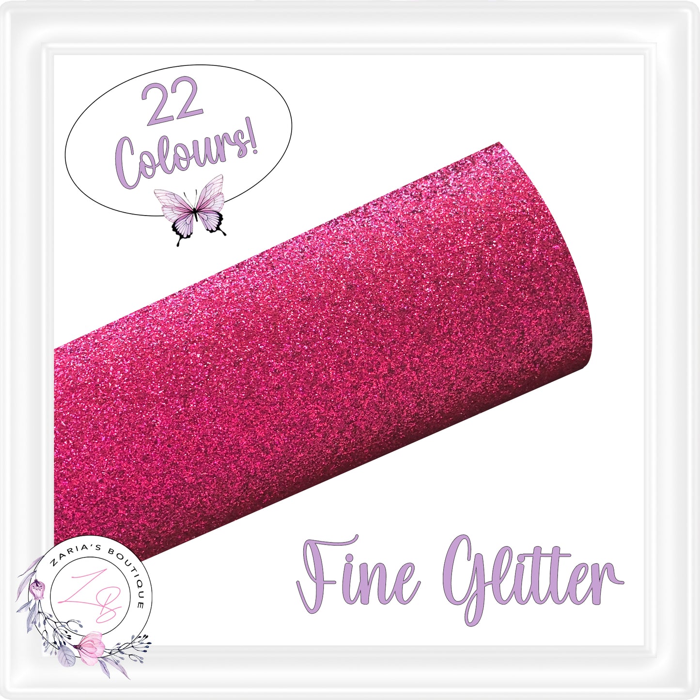 • Fine Glitter • Raspberry Pink •