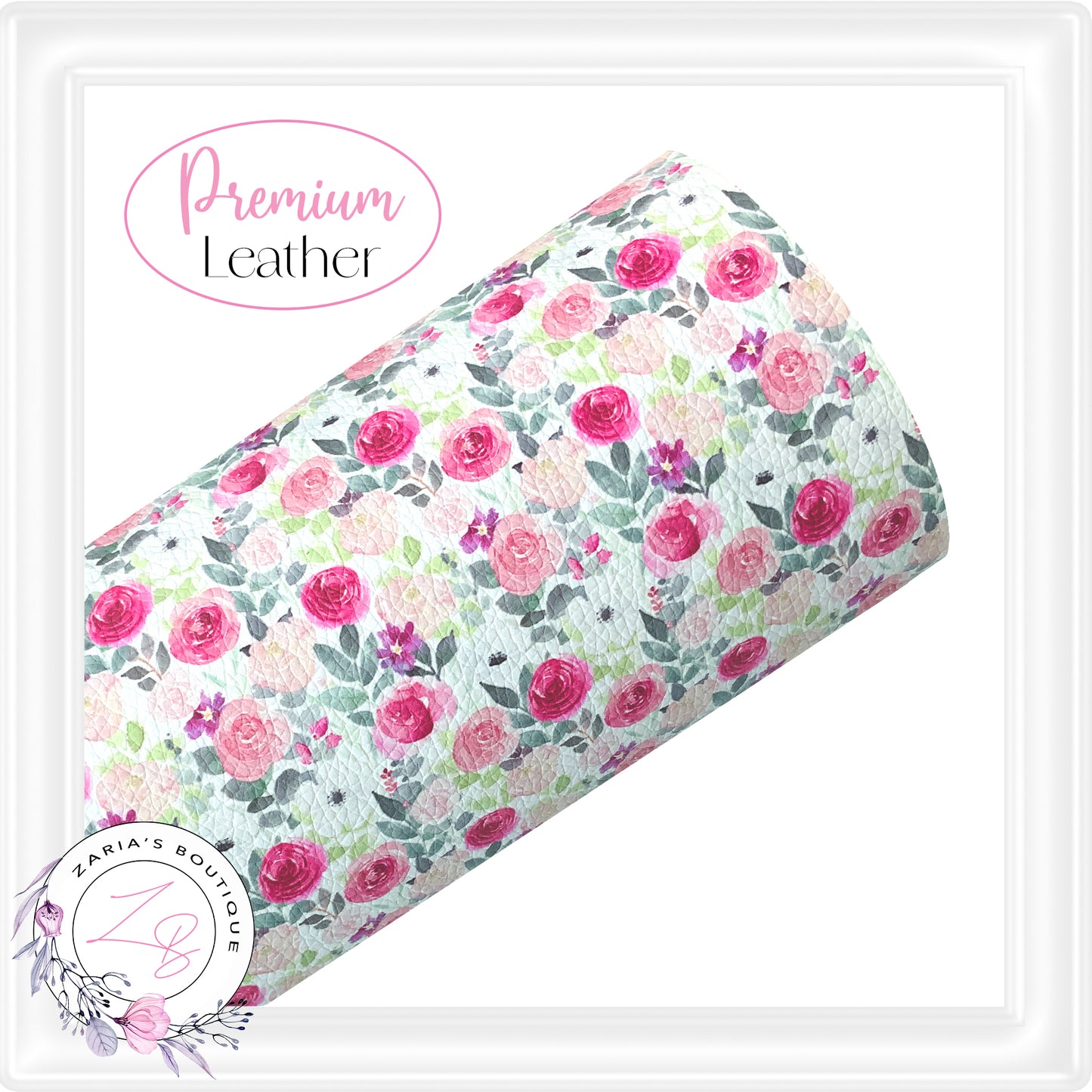 ⋅ Nanny's Girl ⋅ Custom Printed Vegan Faux Leather ⋅ Small & Large Scale Print