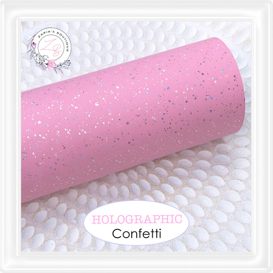 ⋅ Pink Confetti ⋅ Premium Suede Faux Leather ⋅