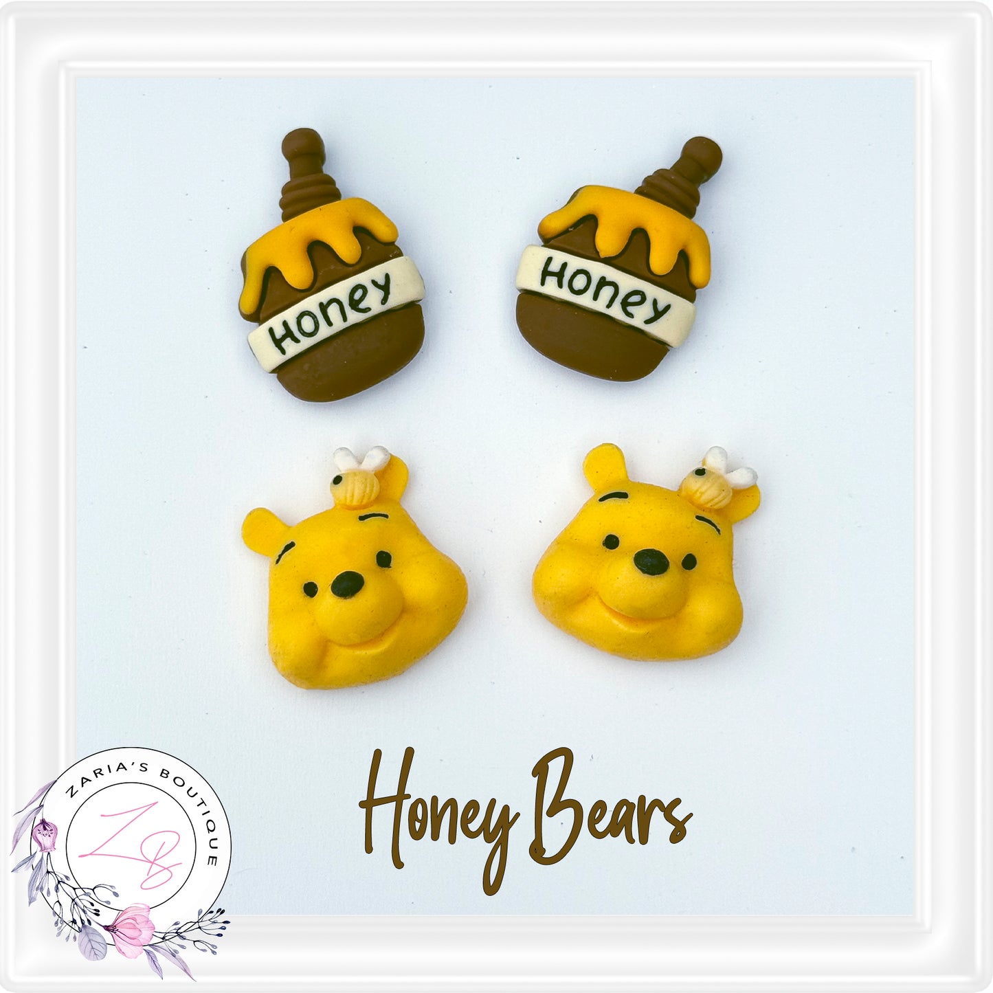 ⋅ Honey Bears ⋅ Flatback Embellishments ⋅ 2 Styles