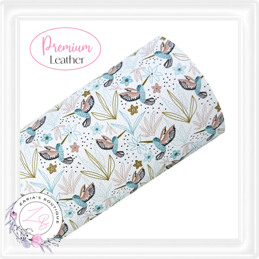 ⋅ Hummingbirds ⋅ Custom Premium Vegan Faux Leather ⋅