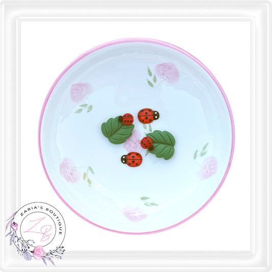 • Lovely Ladybugs • Flatback Embellishments • 2 Styles •