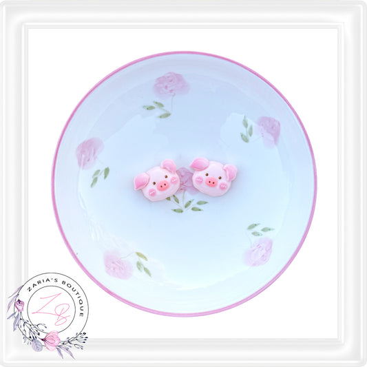 • Perfect Piggies • Flatback Embellishments • 2 Pieces •