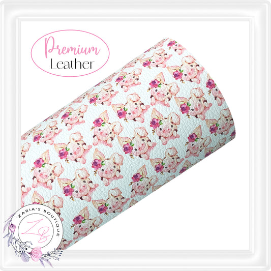 ⋅ Pretty Piggies ⋅ Printed Faux Leather ⋅
