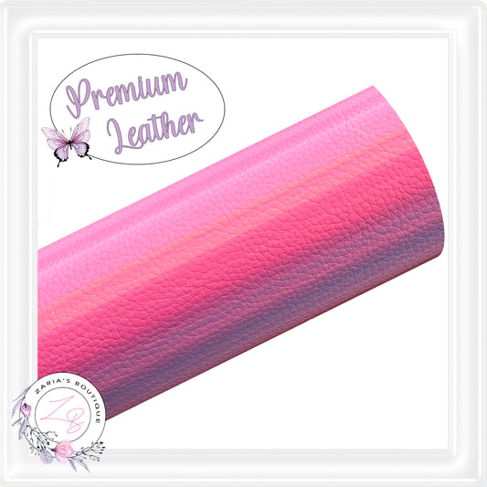 ⋅ Pink Party Stripes ⋅ Premium Vegan Faux Leather ⋅