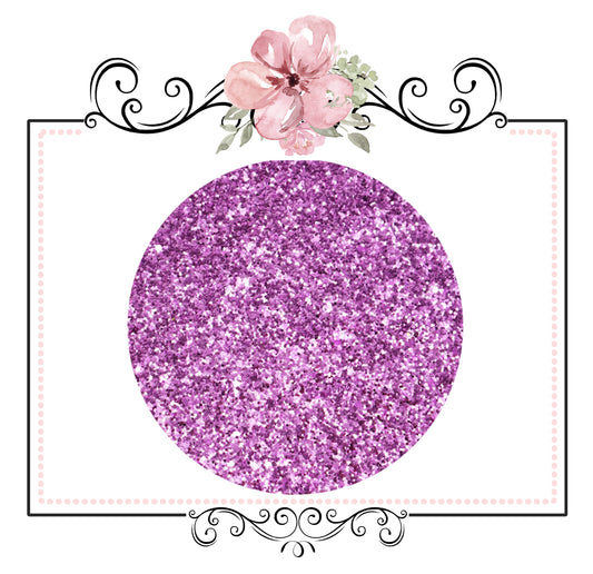 Pink Orchid ~ Medium Glitter Faux Leather Fabric Sheets