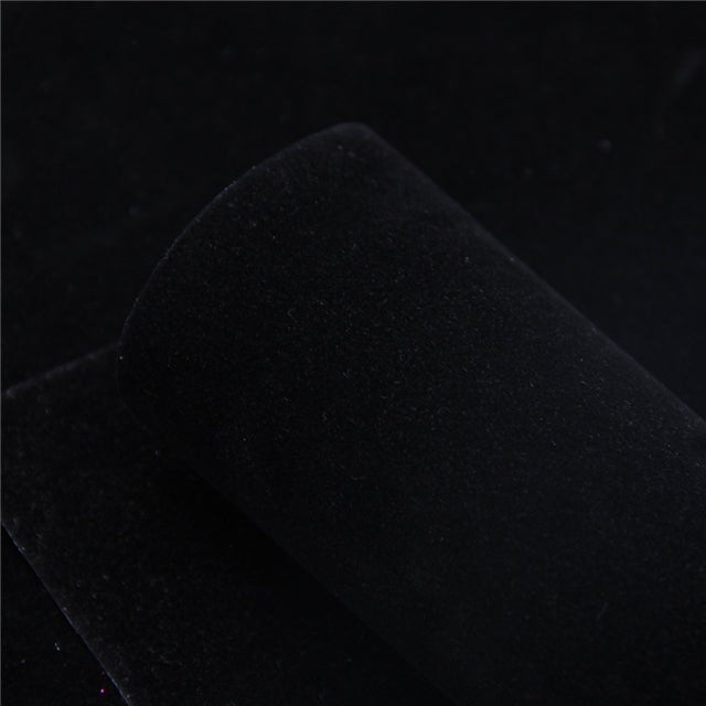 Luxe DOUBLE SIDED Suede Nubuck Faux Leather Sheets ~ Black