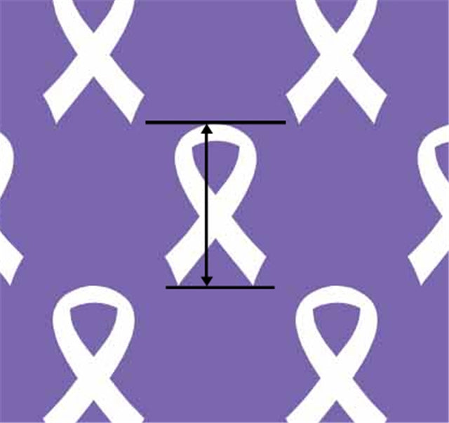 Cancer Awareness ~ Purple Ribbon Luxe Leatherette ~ Hodgkins Lymphoma Pancreatic
