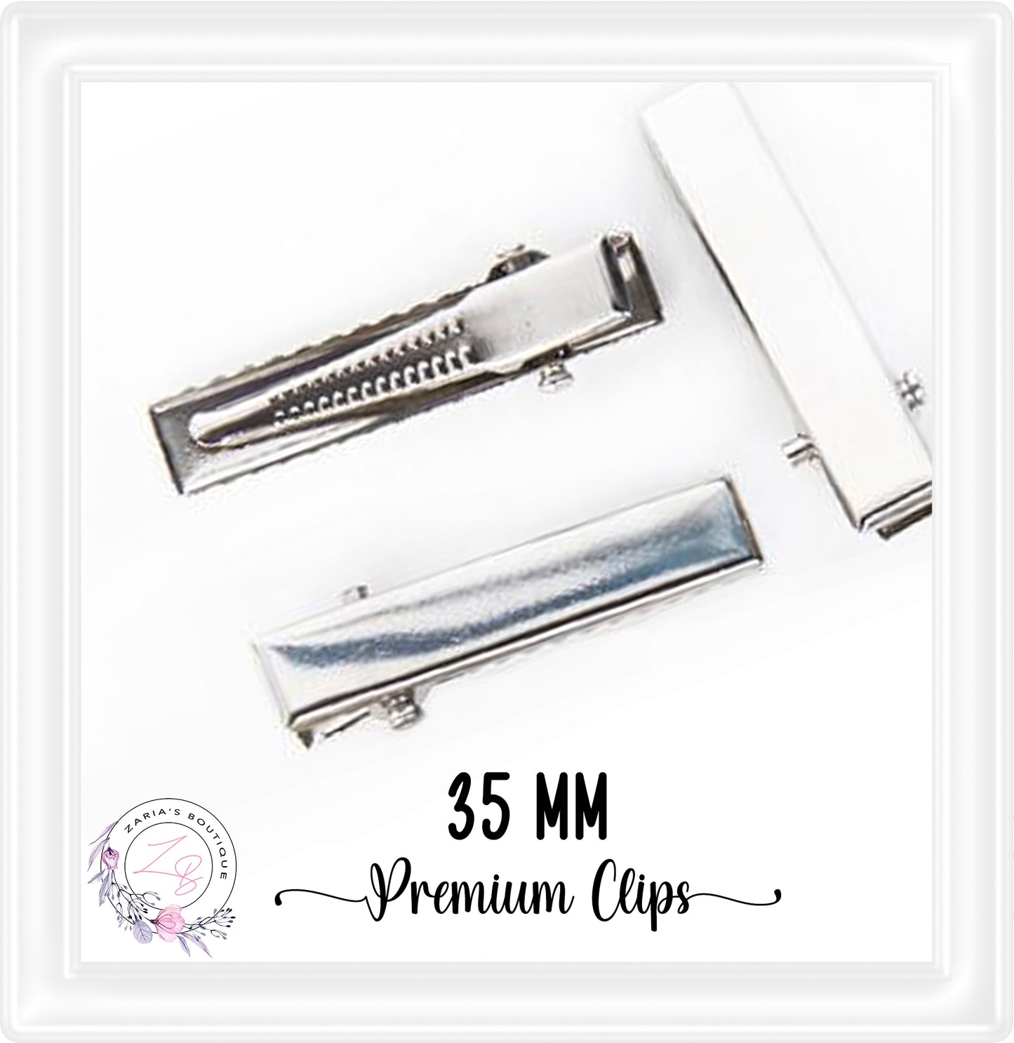 PREMIUM 35mm Alligator Hair Clips ~ 10,50 or 100 Clips
