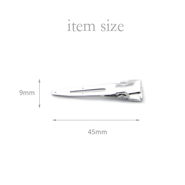 ⋅ 45mm Single Prong Hair Clips ⋅ 10pk ⋅