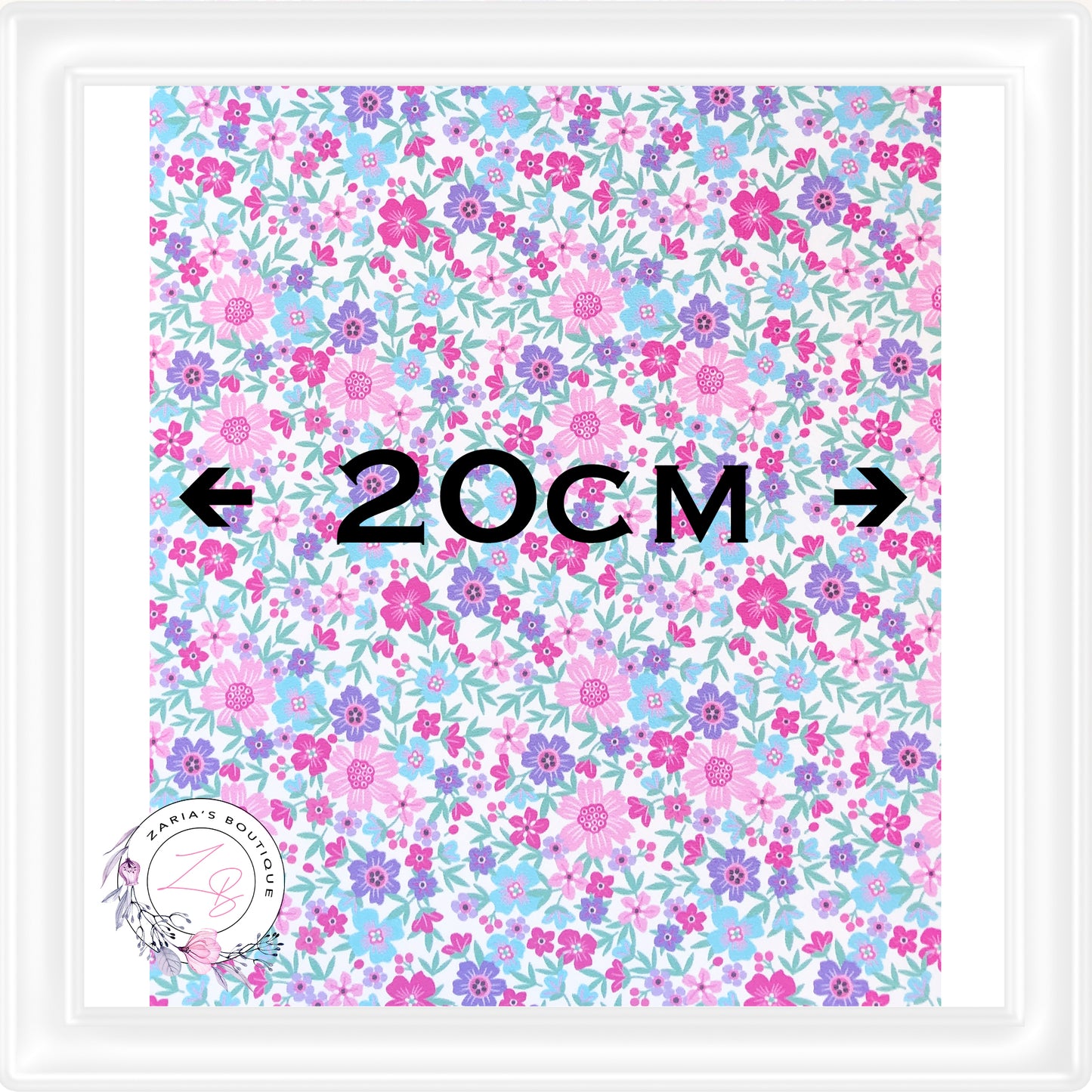 ⋅ Ditsy Floral ⋅ Custom Printed Vegan Faux Leather ⋅