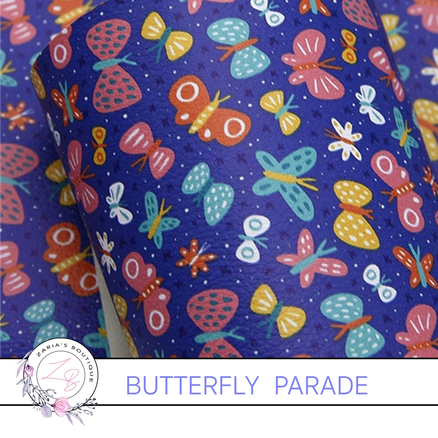 Butterfly Parade ~ Vegan Faux Leather