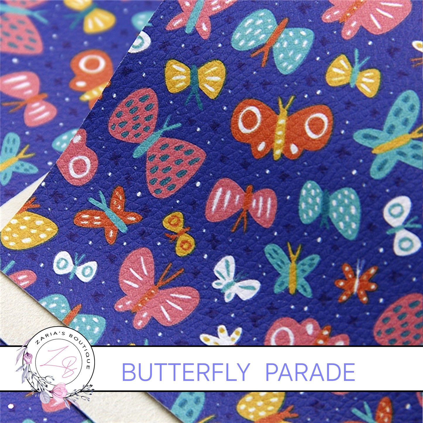 Butterfly Parade ~ Vegan Faux Leather