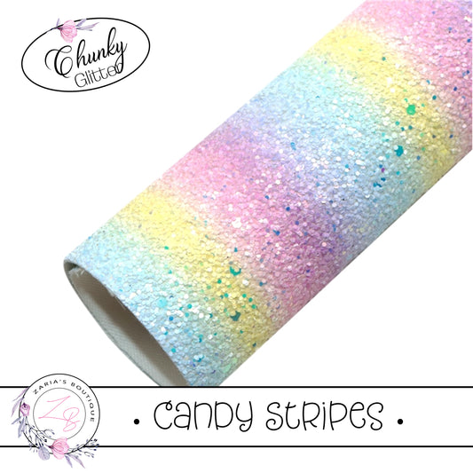 ⋅ Candy Stripes ⋅ Pastels ⋅ Chunky Glitter ⋅