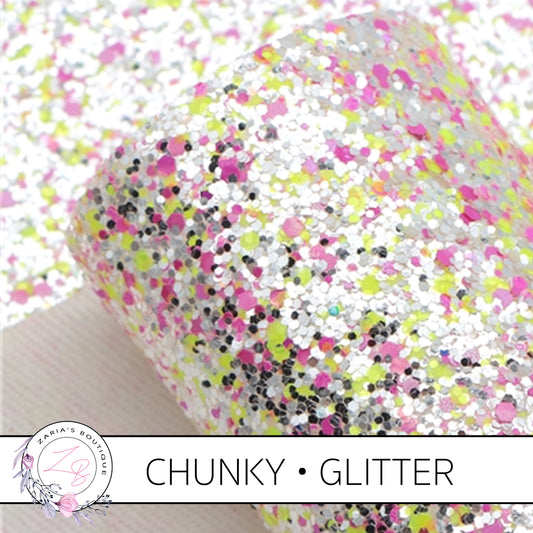 Chunky Glitter • Pink • Yellow • Silver