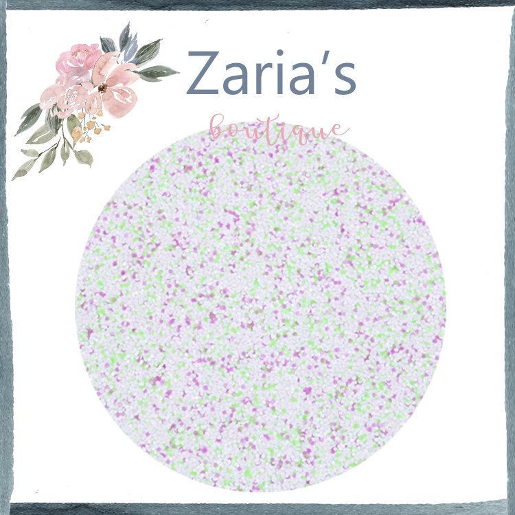 White Sprinkle ~ Chunky Glitter Faux Leather Fabric Sheets