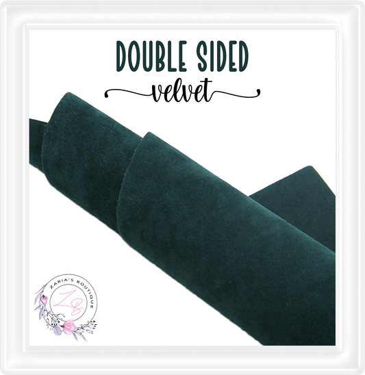⋅  Double-Sided Velvet  ⋅  DARK GREEN ⋅ 0.88mm  ⋅