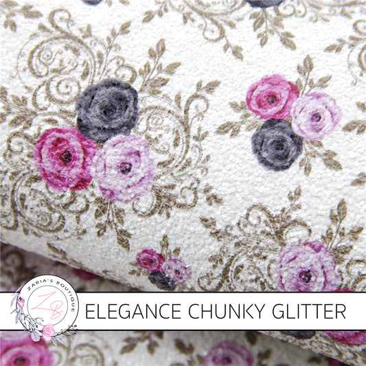 ⋅ Elegance ⋅ Floral Chunky Glitter ⋅ 1.15mm