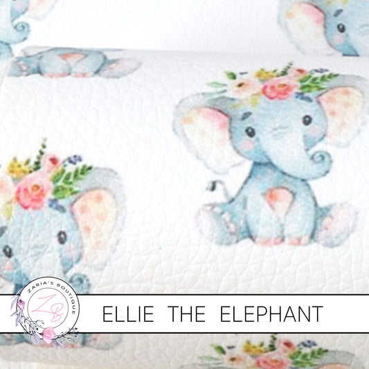 Ellie The Elephant ~ Faux Leather ~ 1mm