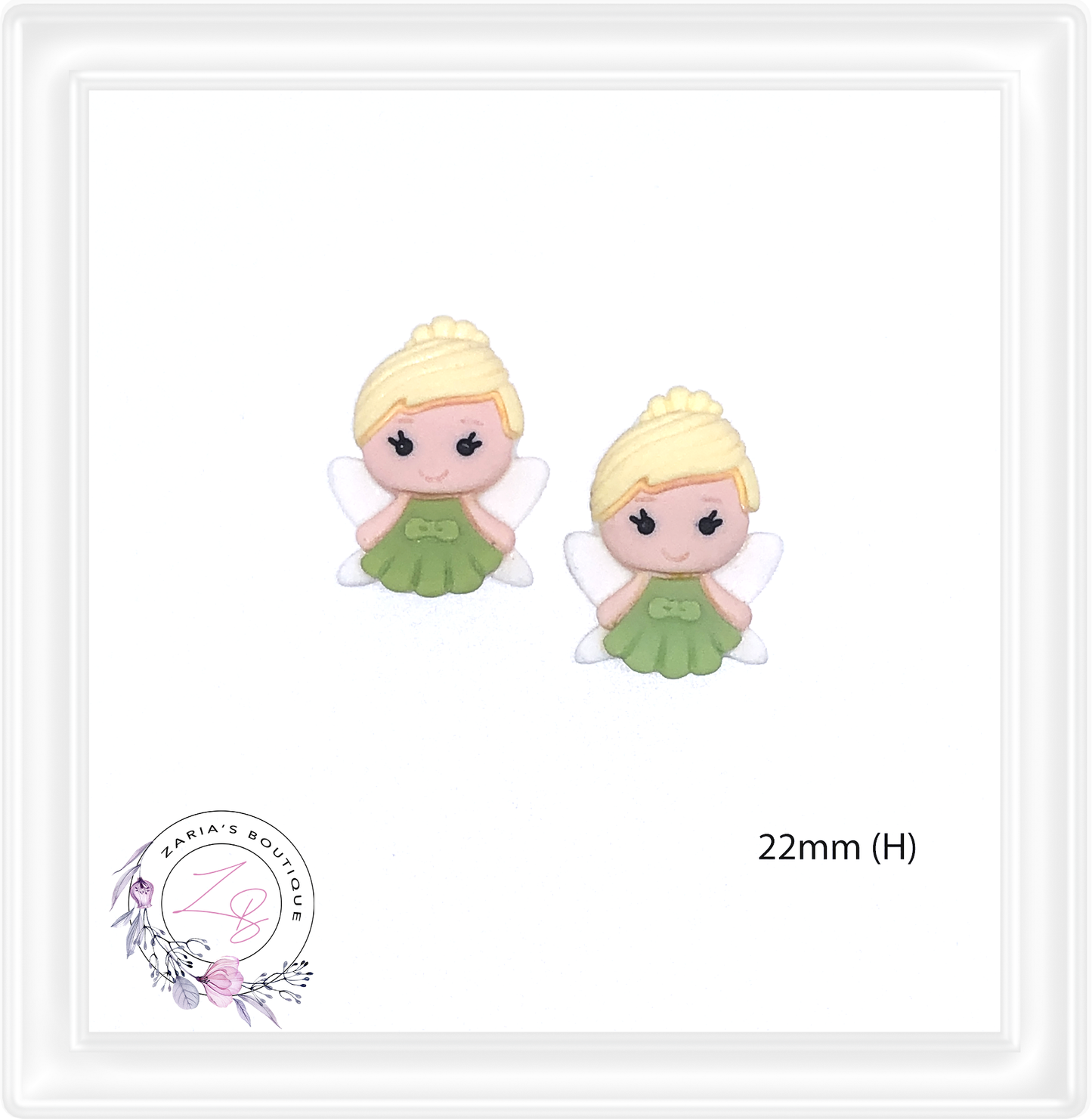 ⋅ Little Maids ⋅ Flatback Resin Bow Embellishments ⋅ 2 pieces