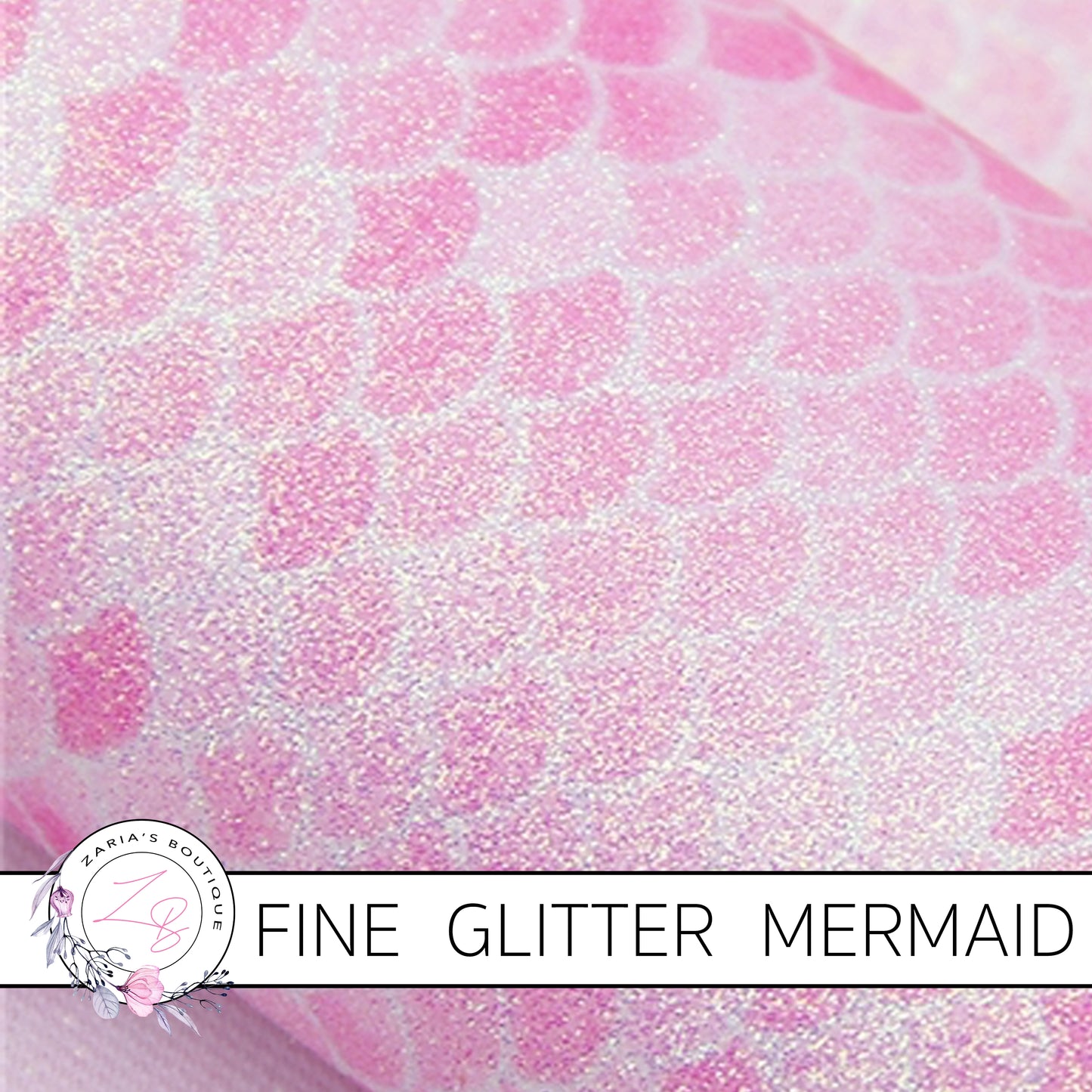 Mermaid Scales ~ Fine Glitter ~ Pink ~ 0.70mm