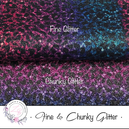 Fine & Chunky Glitter ~ Multi-Colour Black Spots