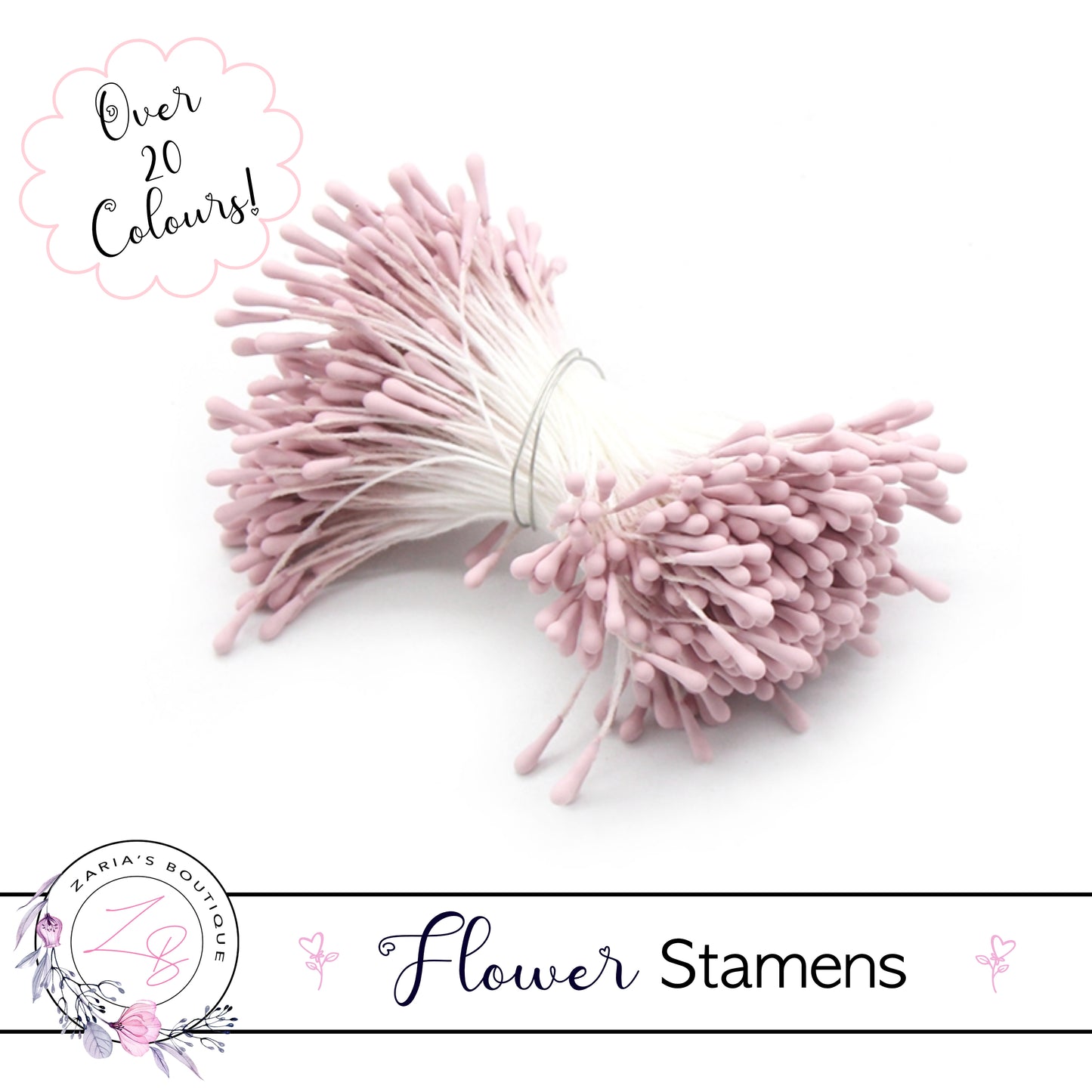 Flower Stamens ⋅ Dusty Rose Pink ⋅